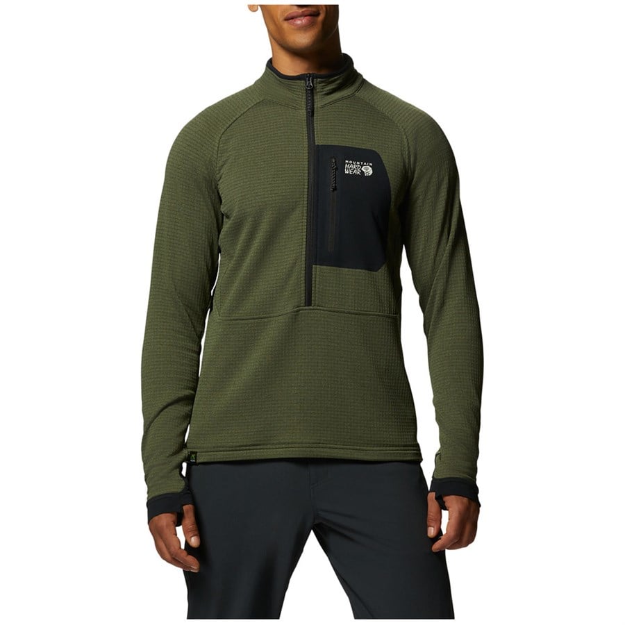 Mountain Hardwear Polartec® Power Grid™ Half Zip Jacket - Men's