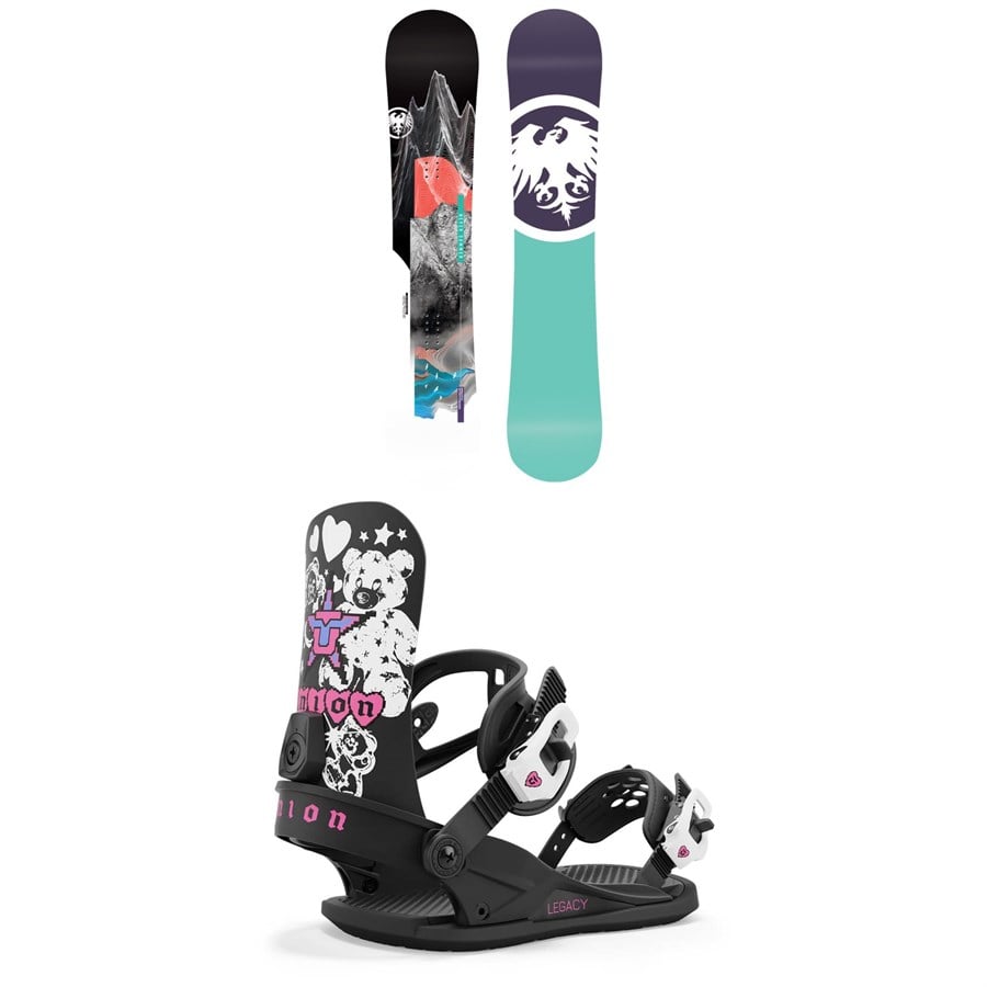 Never Summer Proto Synthesis Snowboard + Union Legacy Snowboard Bindings - Women's 2025