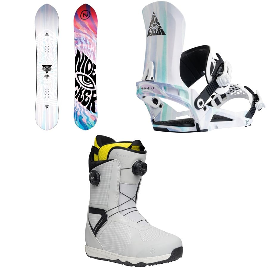 Nidecker Alpha Snowboard + Kaon-Plus Snowboard Bindings + Kita Snowboard Boots 2026