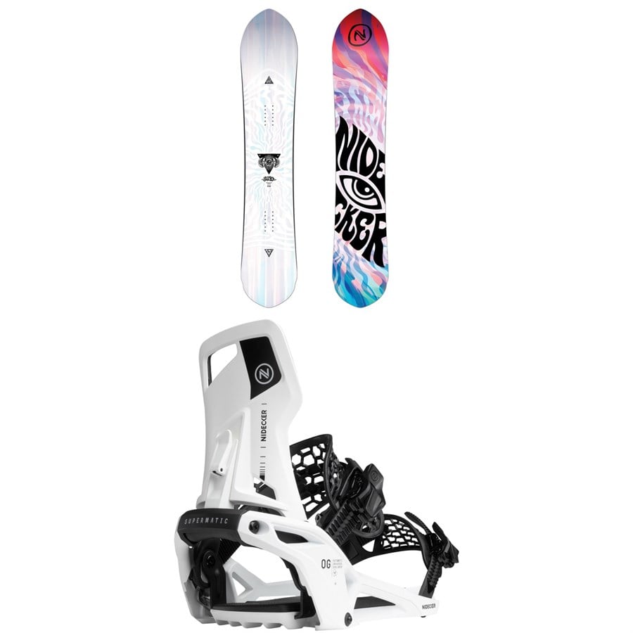 Nidecker Alpha Snowboard + OG Supermatic Snowboard Bindings 2026