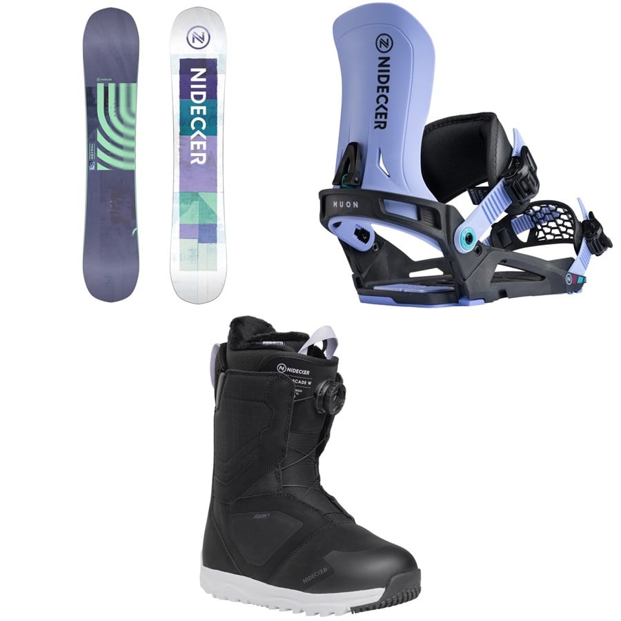 Nidecker Astral Snowboard + Muon Snowboard Bindings + Cascade Snowboard Boots - Women's 2026