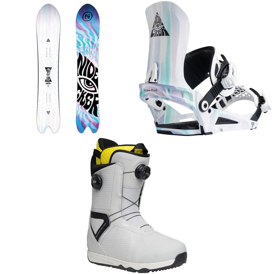 Nidecker Beta Snowboard + Kaon-Plus Snowboard Bindings + Kita Snowboard Boots 2026