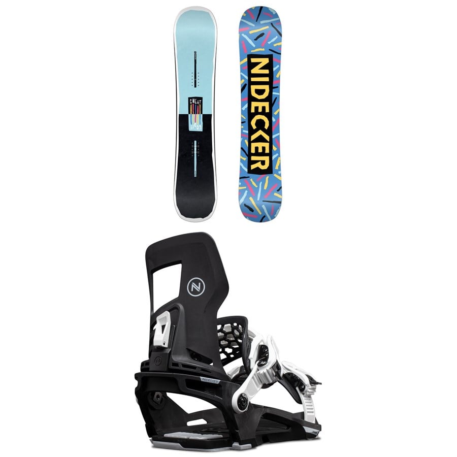 Nidecker Cheat Code Snowboard + Prime Snowboard Bindings - Kids' 2026