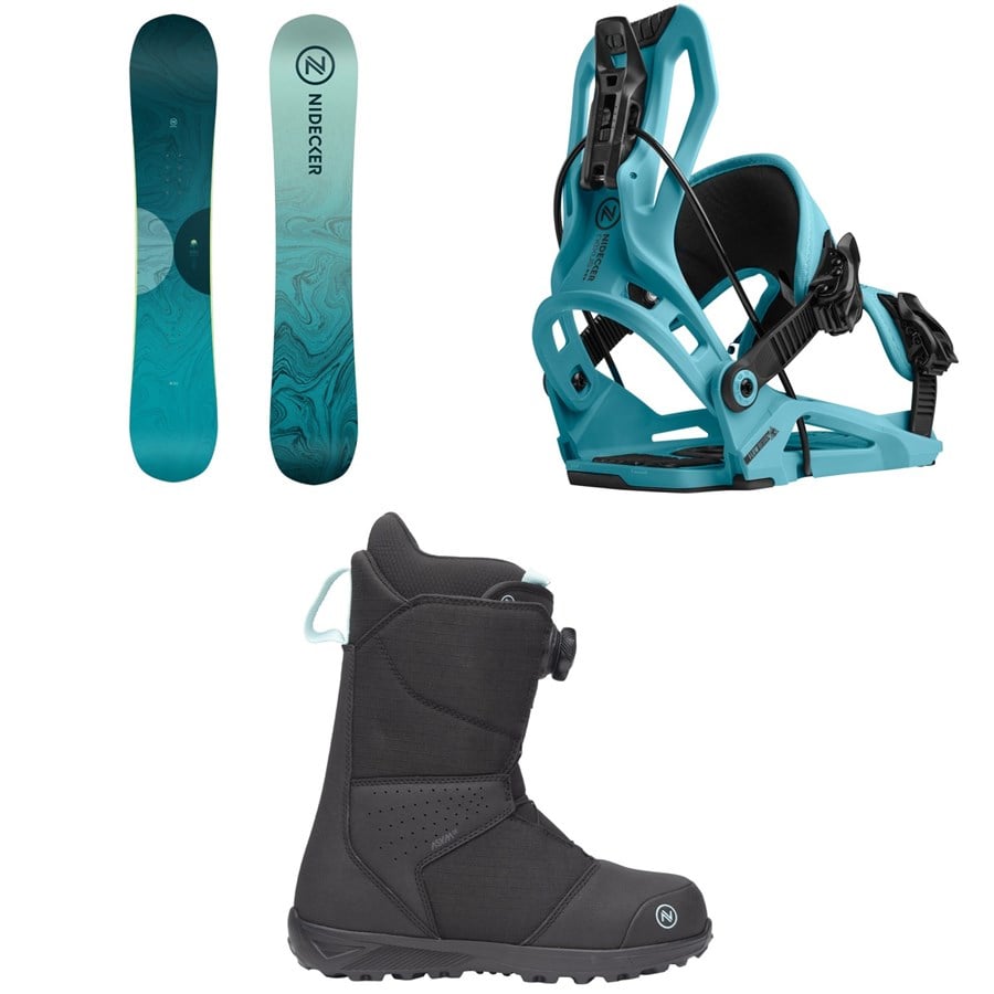Nidecker Elle Snowboard + Flow Nexus Snowboard Bindings + Sierra Snowboard Boots - Women's 2026