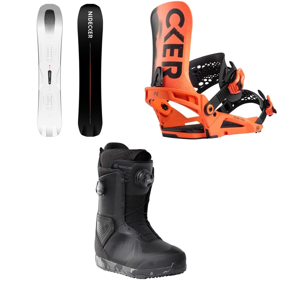 Nidecker Megalight Snowboard + Kaon-Pro Snowboard Bindings + Kita Snowboard Boots 2026