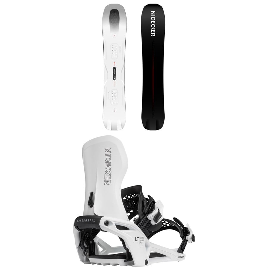 Nidecker Megalight Snowboard + LT Supermatic Snowboard Bindings 2026