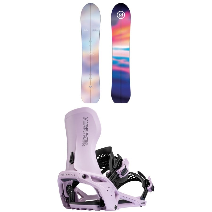 Nidecker Mellow Snowboard + LT Supermatic Snowboard Bindings 2026
