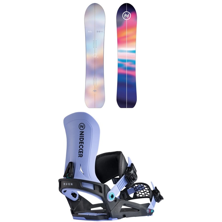 Nidecker Mellow Snowboard + Muon Snowboard Bindings 2026