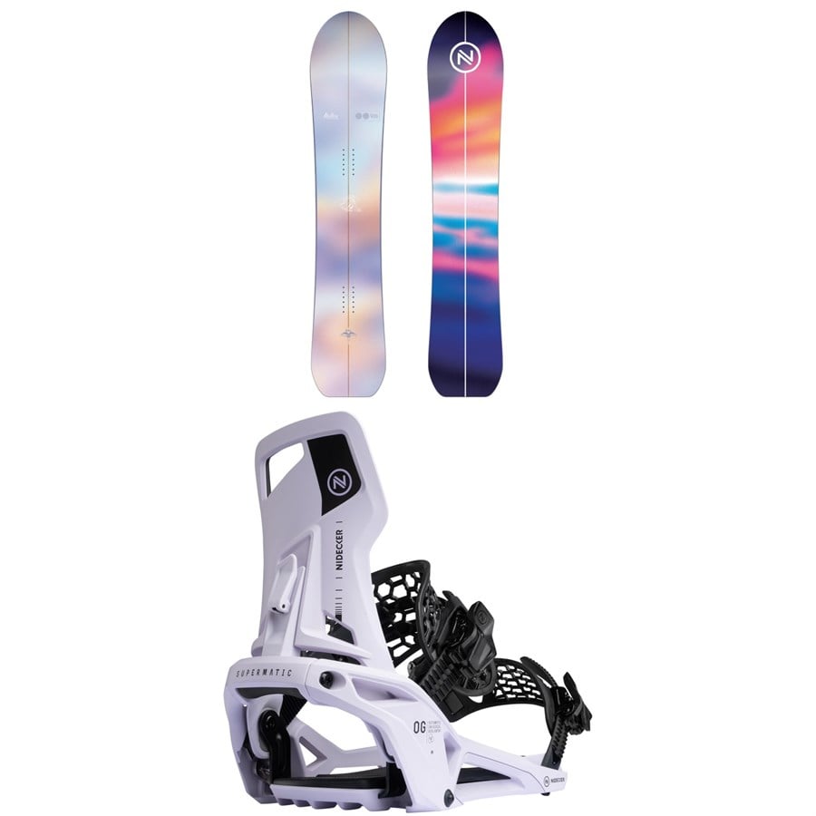Nidecker Mellow Snowboard + OG Supermatic Snowboard Bindings 2026