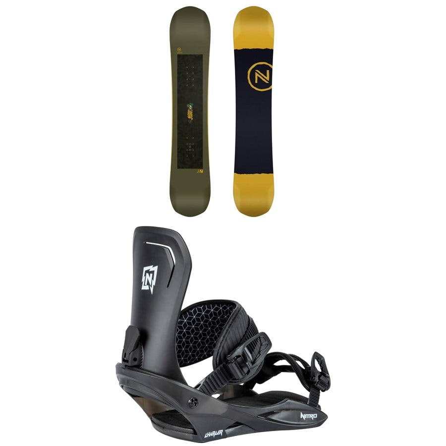 Nidecker Micron Sensor Snowboard + Nitro Charger Snowboard Bindings - Kids' 2025
