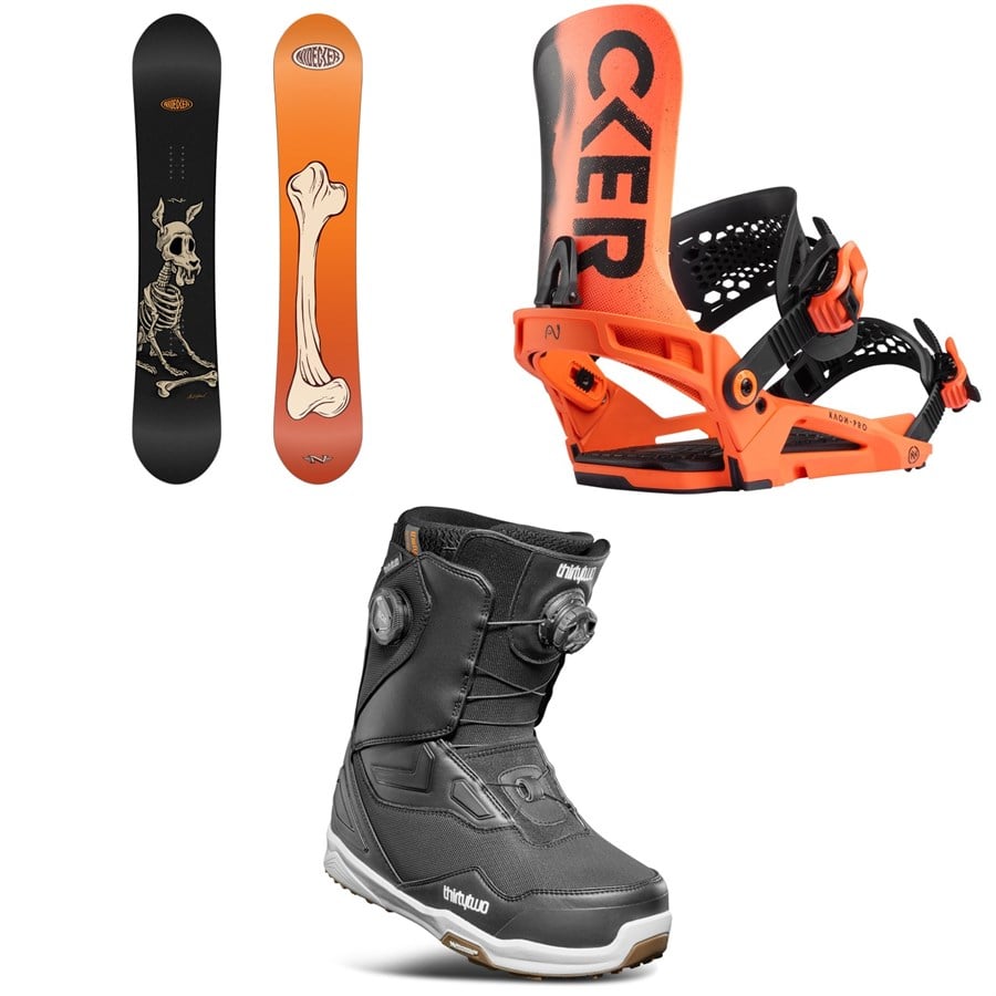 Nidecker Sensor Mons Snowboard + Kaon-Pro Snowboard Bindings + Thirtytwo TM-2 Double Boa Snowboard Boots 2026