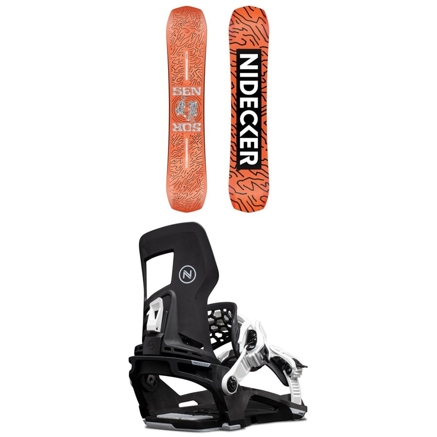 Nidecker Sensor Snowboard + Prime Snowboard Bindings - Kids' 2026