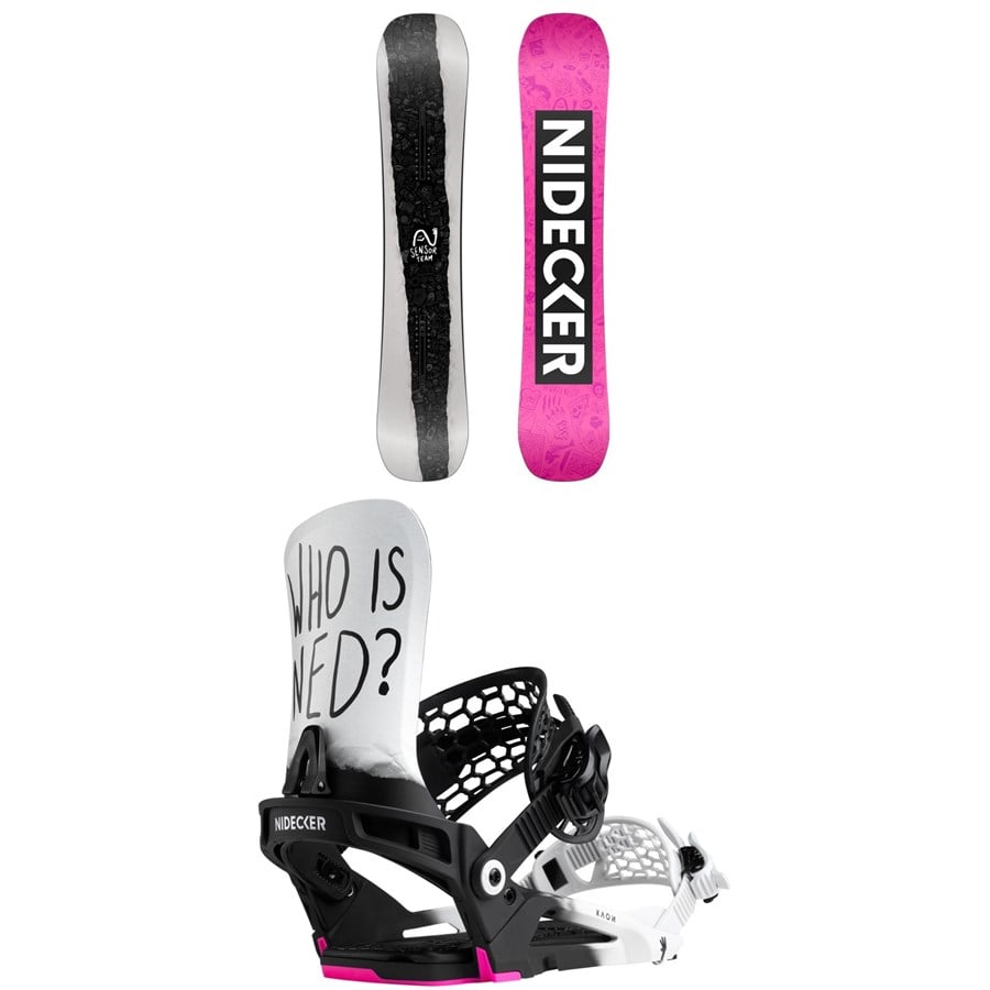 Nidecker Sensor Team Snowboard + Kaon Snowboard Bindings 2026