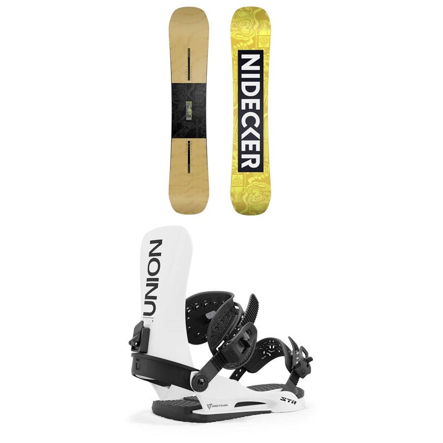 Nidecker Sensor Team Snowboard + Union STR Snowboard Bindings 2025