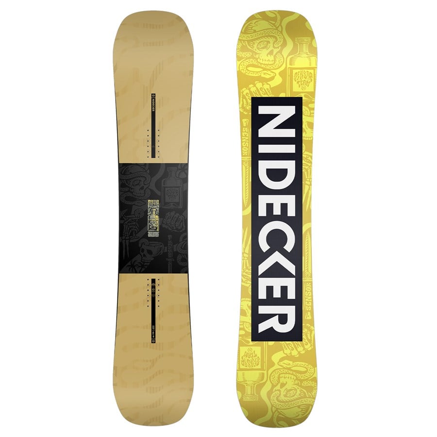 Nidecker Sensor Team Snowboard + Union Strata Snowboard Bindings 2025