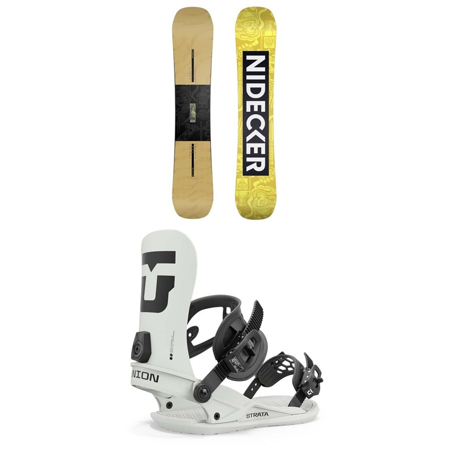 Nidecker Sensor Team Snowboard + Union Strata Snowboard Bindings 2025