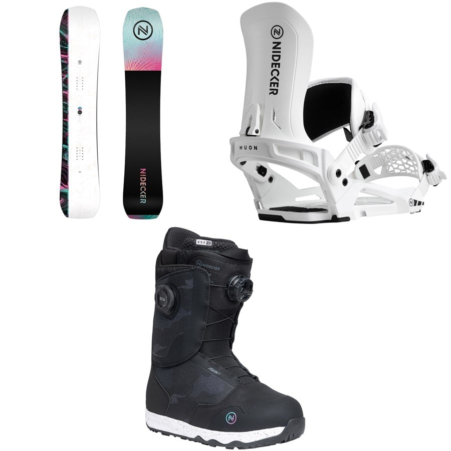 Nidecker Venus Snowboard + Muon Snowboard Bindings + Rift Snowboard Boots - Women's 2026