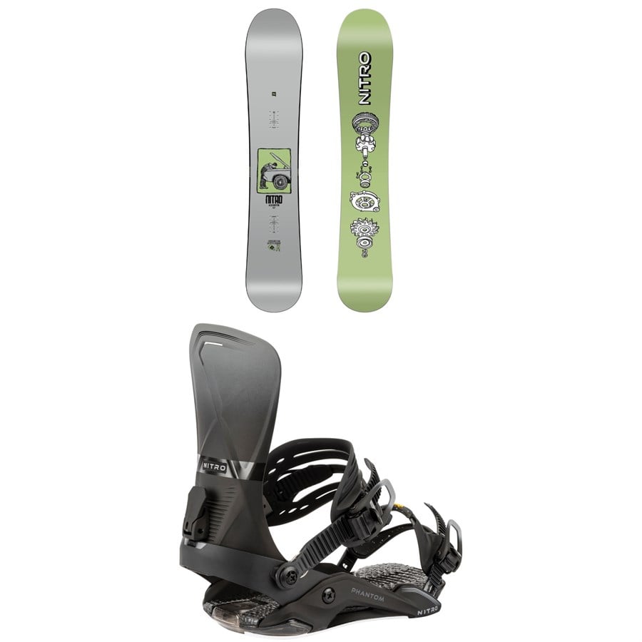 Nitro Alternator Snowboard + Phantom Snowboard Bindings 2026