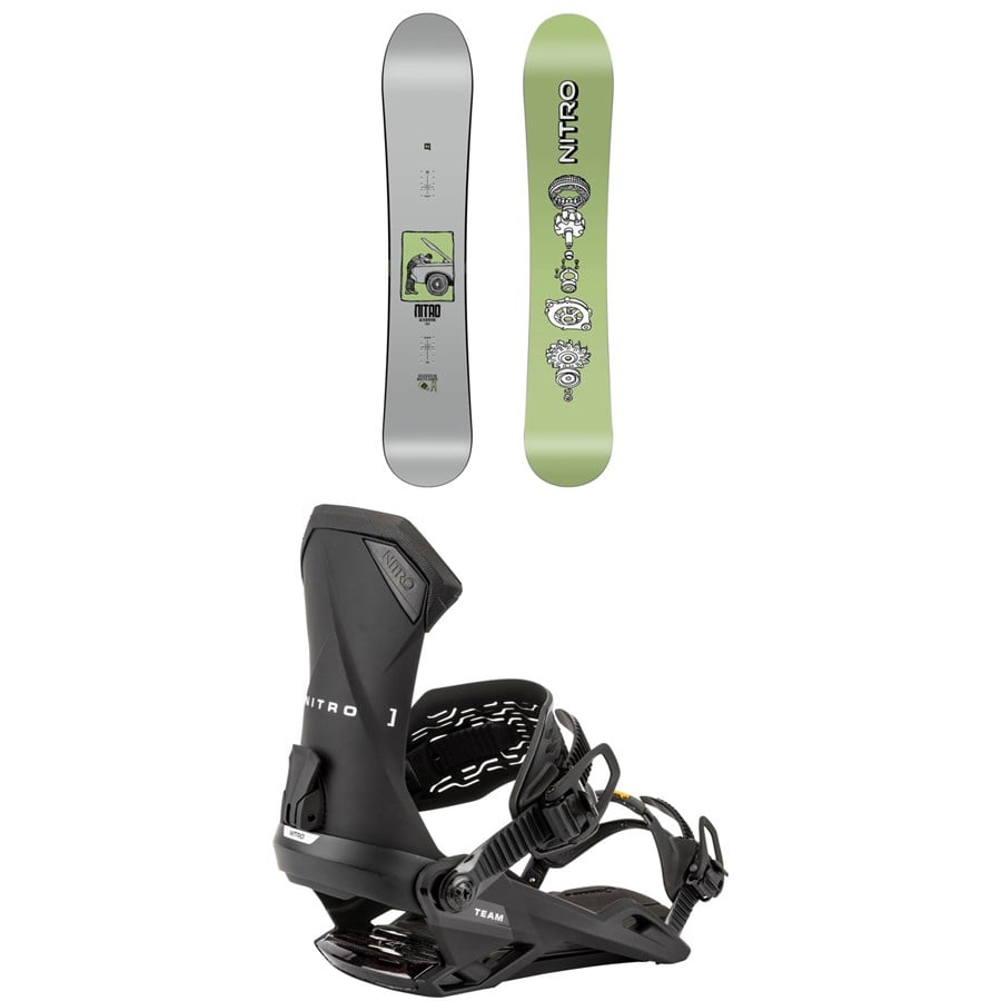 Nitro Alternator Snowboard + Team Snowboard Bindings 2026