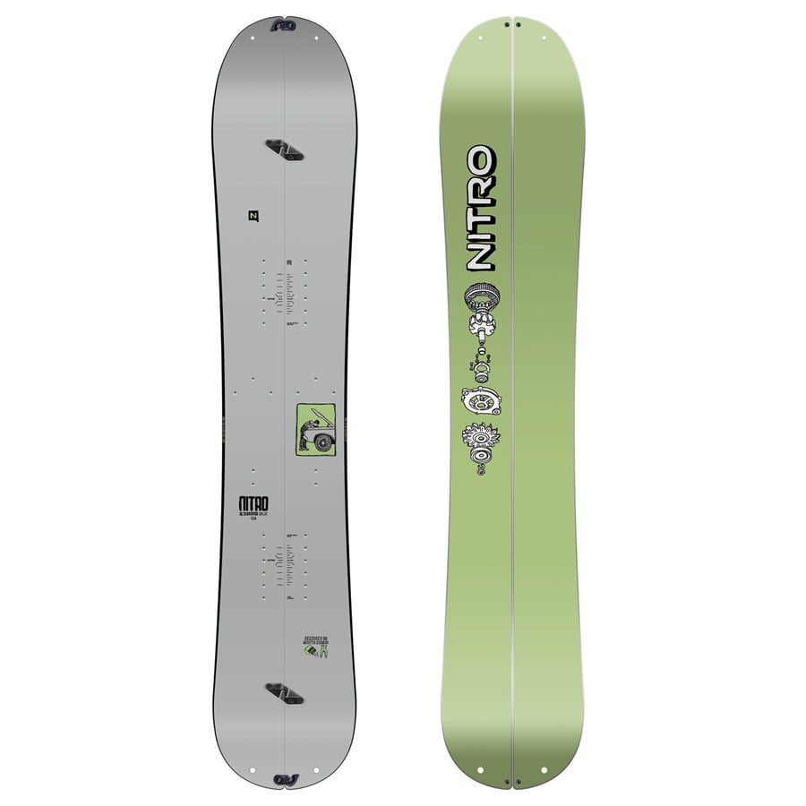 Nitro Alternator Splitboard + Union Charger Splitboard Bindings + Evo X Pomoca Pro Glide Splitboard Skins 2026