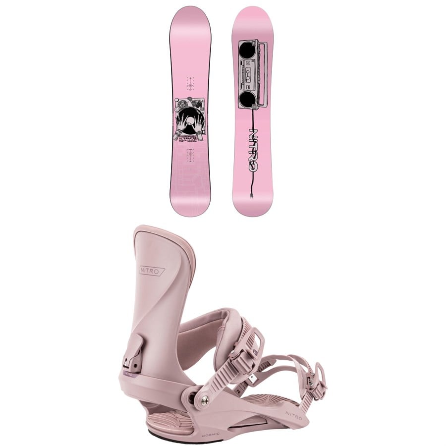 Nitro Alternator X Hailey Snowboard + Cosmic Snowboard Bindings - Women's 2026