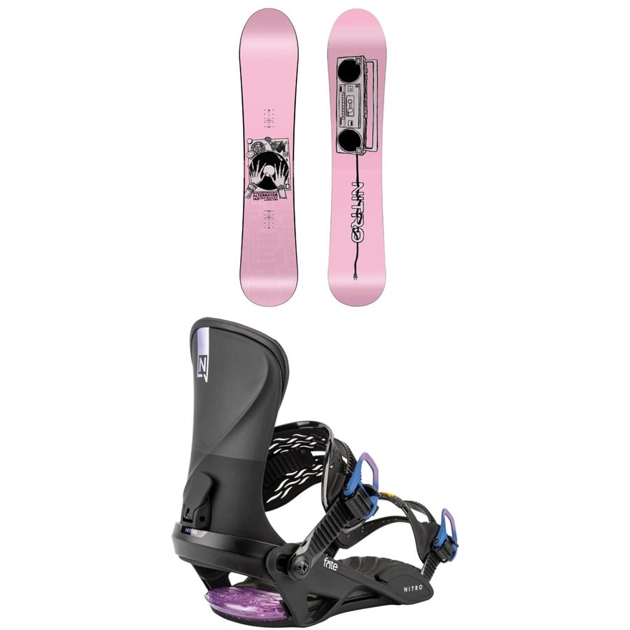 Nitro Alternator x Hailey Snowboard + Fate Snowboard Bindings - Women's 2026