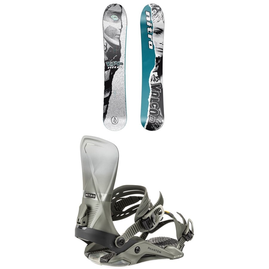Nitro Alternator x Volcom Snowboard + Phantom Snowboard Bindings 2026
