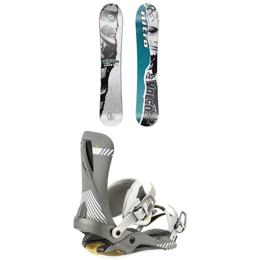 Nitro Alternator x Volcom Snowboard + Phantom + Snowboard Bindings 2026
