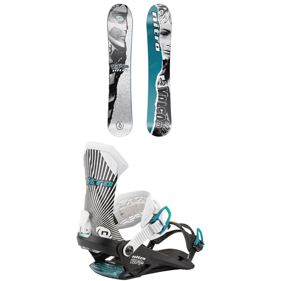 Nitro Alternator x Volcom Snowboard + Team Snowboard Bindings 2026