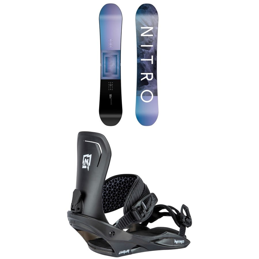 Nitro Arial Snowboard + Charger Snowboard Bindings - Kids'