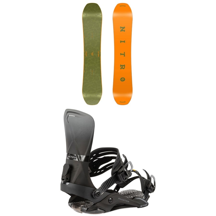 Nitro Basher Snowboard + Phantom Snowboard Bindings 2026
