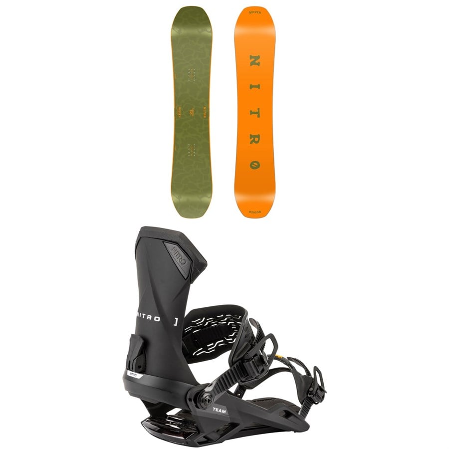 Nitro Basher Snowboard + Team Snowboard Bindings 2026