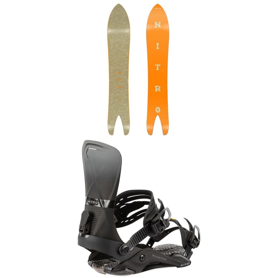 Nitro Cannon Snowboard + Phantom Snowboard Bindings 2026