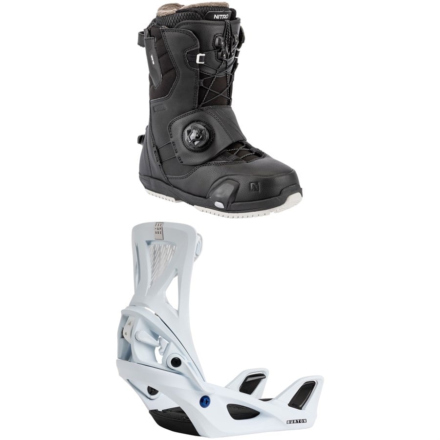 Nitro Cave Step On TLS Snowboard Boots + Burton Step On Escapade Snowboard Bindings - Women's 2026