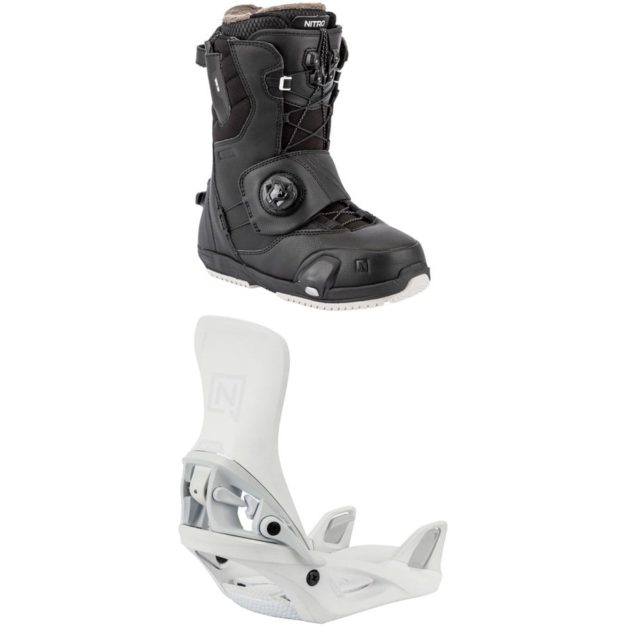 Nitro Cave Step On TLS Snowboard Boots + Step On Snowboard Bindings - Women's 2026