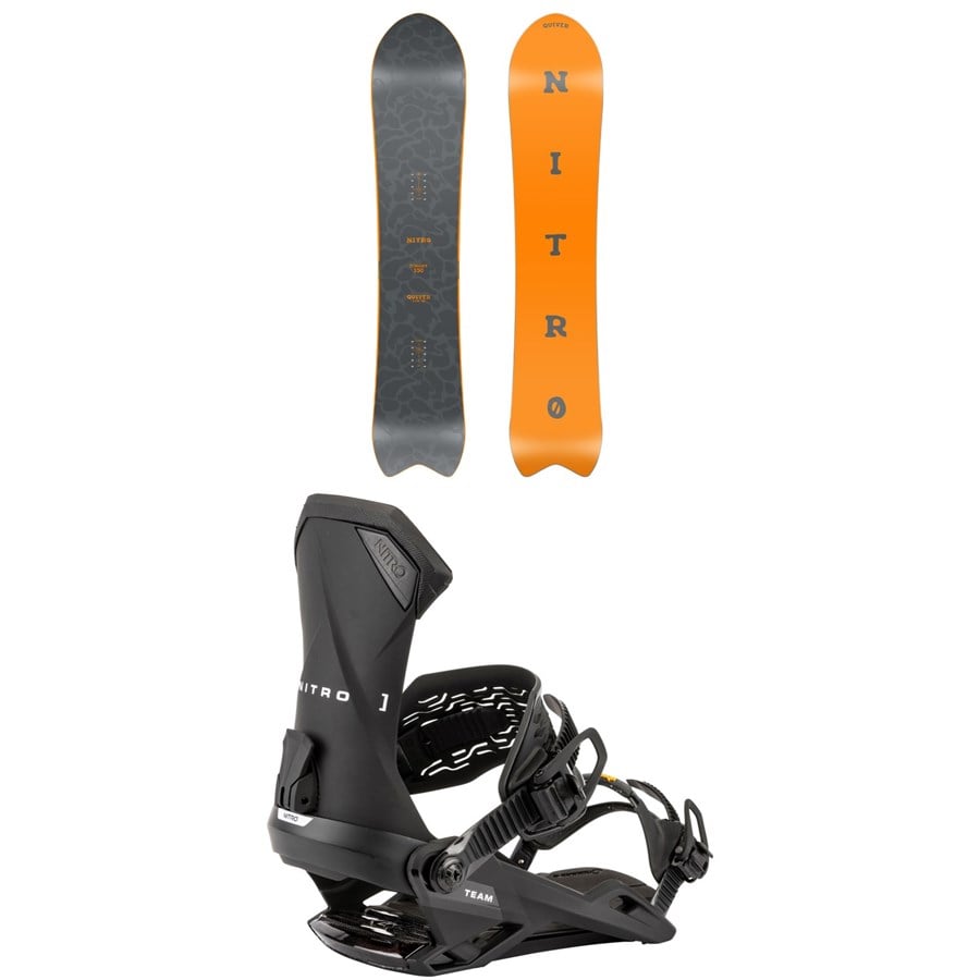 Nitro Dinghy Snowboard + Team Snowboard Bindings 2026