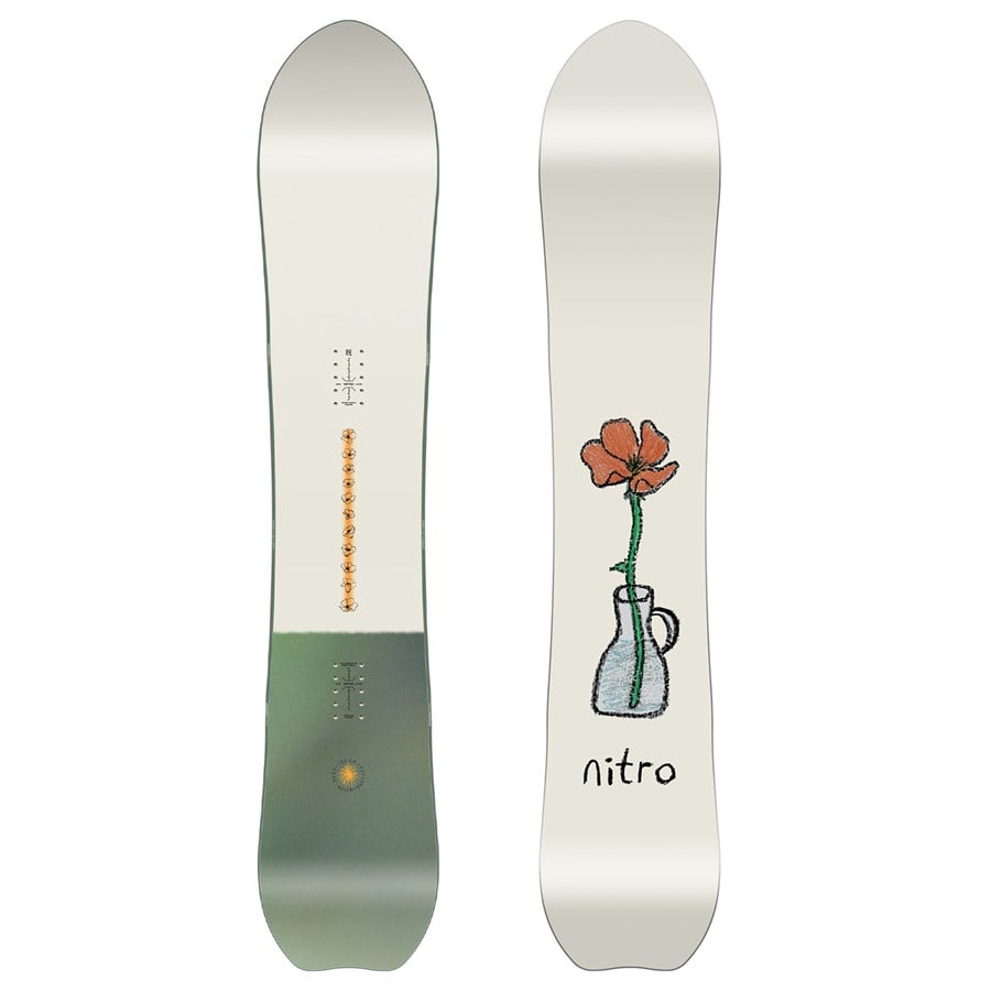 Nitro Drop Snowboard + Fate Snowboard Bindings - Women's 2026