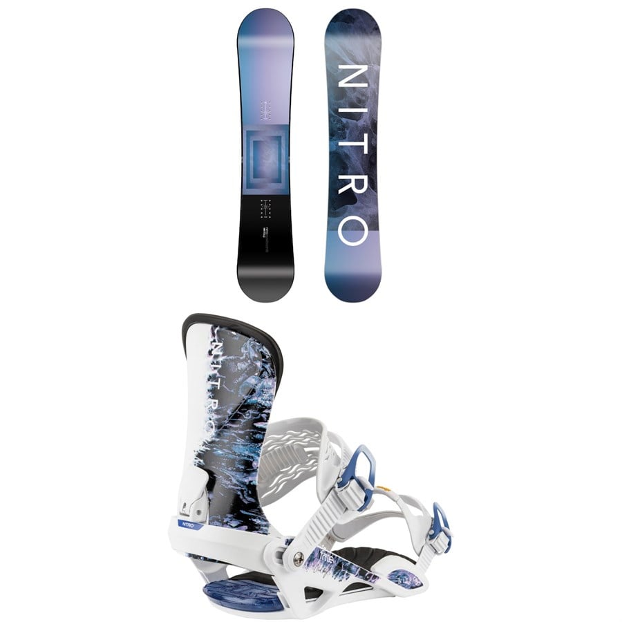 Nitro Fate Snowboard + Fate Snowboard Bindings - Women's 2026