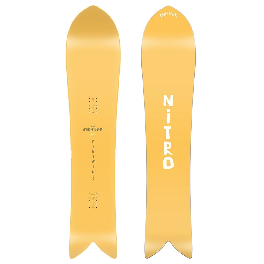 Nitro Fintwin Snowboard + One Snowboard Bindings 2025