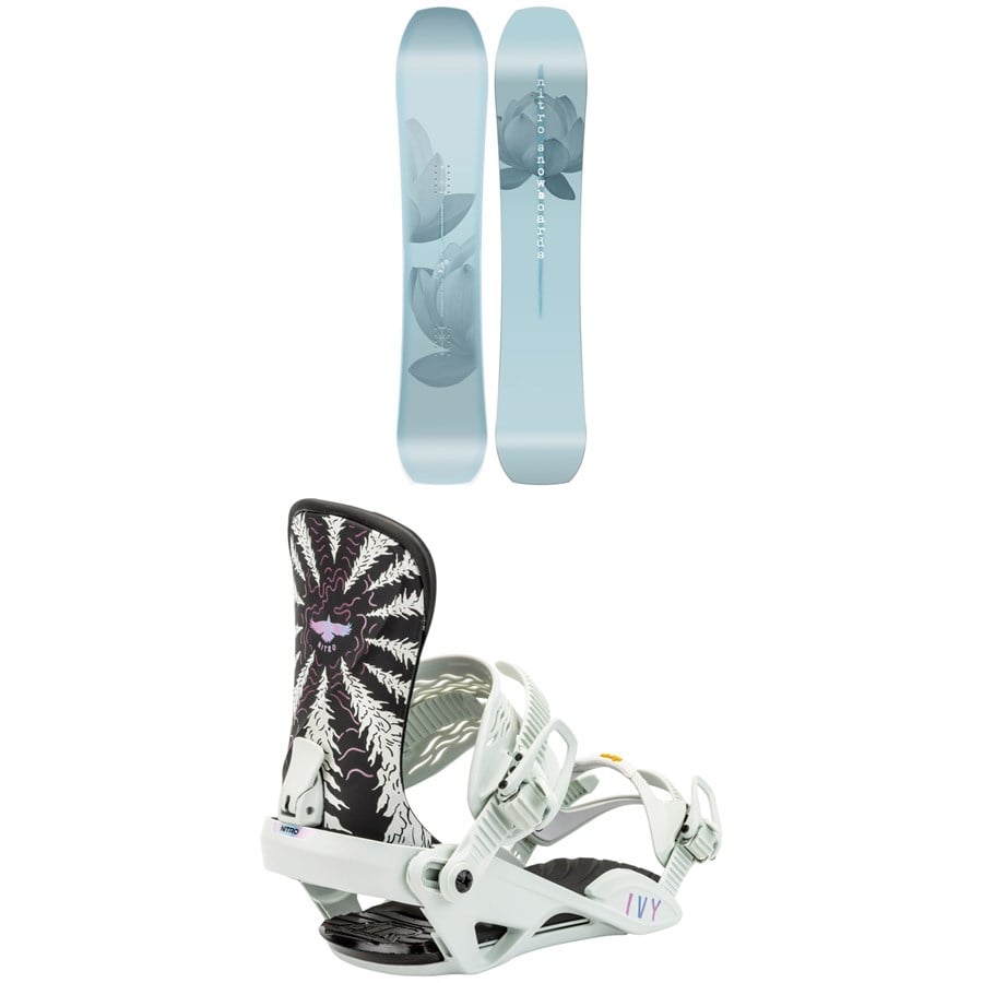 Nitro Karma Snowboard + Ivy Snowboard Bindings - Women's 2025