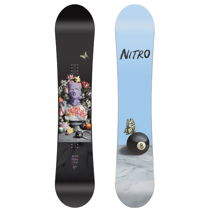 Nitro Mercy Snowboard + Step On Snowboard Bindings + Monarch Step On TLS Snowboard Boots - Women's 2026