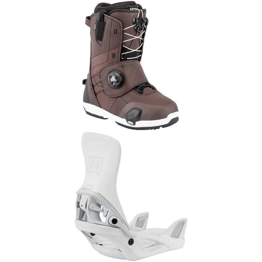 Nitro Monarch Step On TLS Snowboard Boots + Step On Snowboard Bindings - Women's 2026