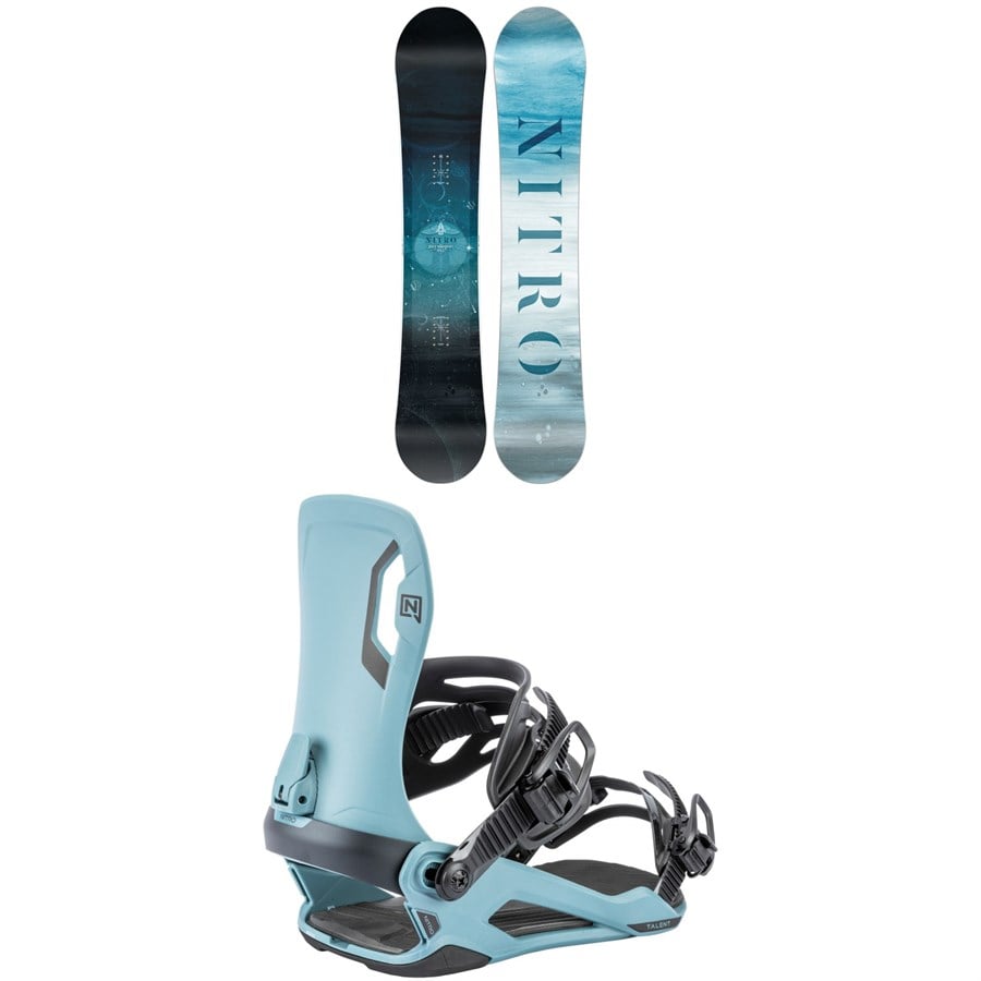 Nitro Mystique Snowboard + Talent Snowboard Bindings 2026