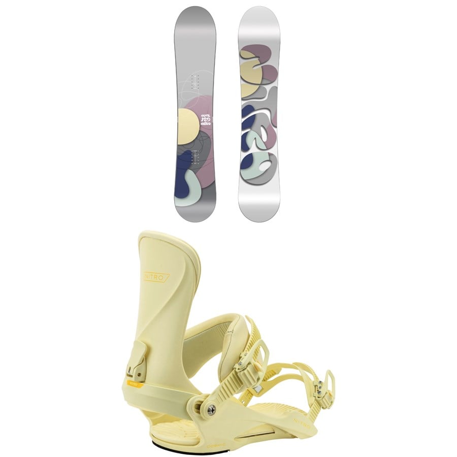 Nitro Nova Snowboard + Cosmic Snowboard Bindings - Women's 2026