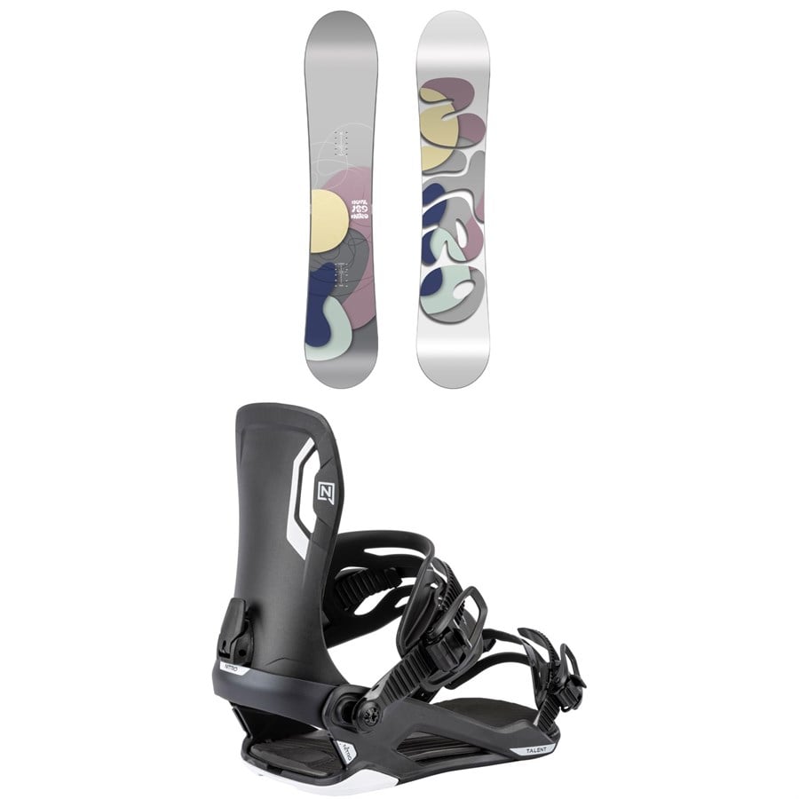 Nitro Nova Snowboard + Talent Snowboard Bindings - Women's 2026