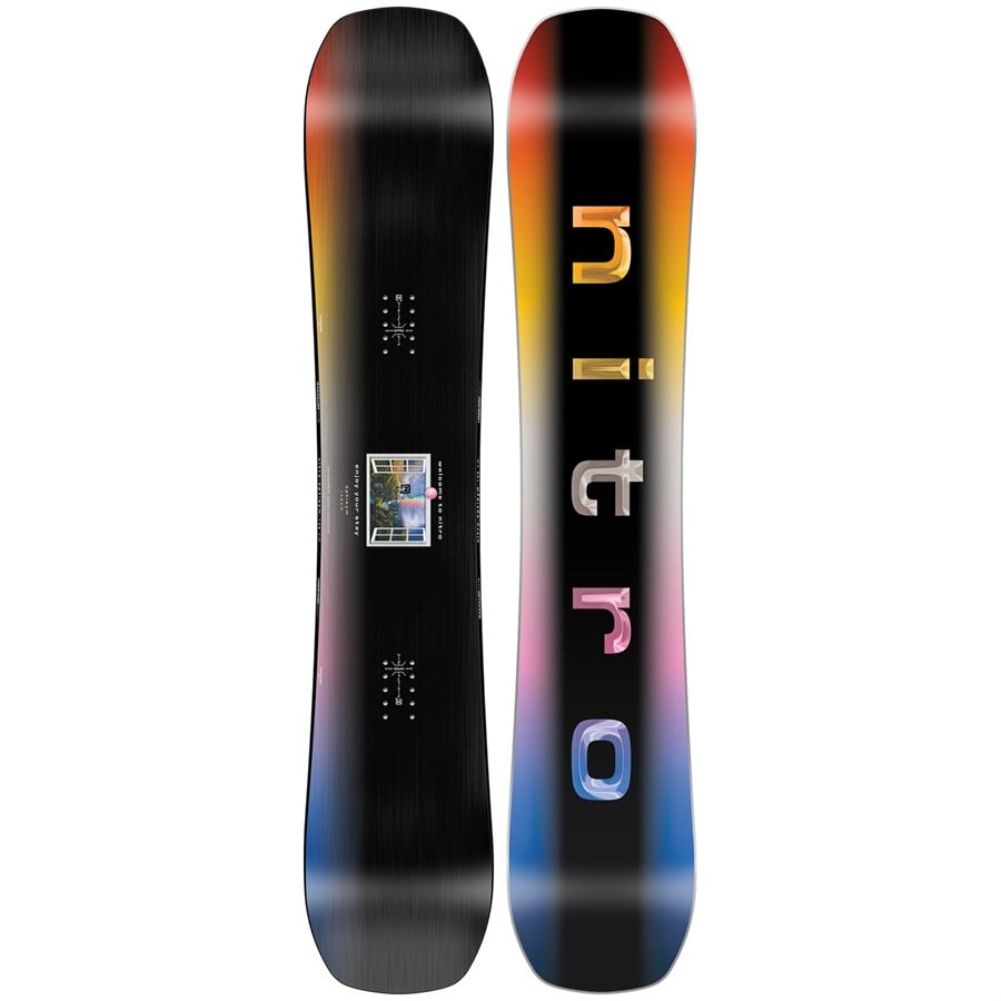 Nitro Optisym Snowboard + One Snowboard Bindings 2025