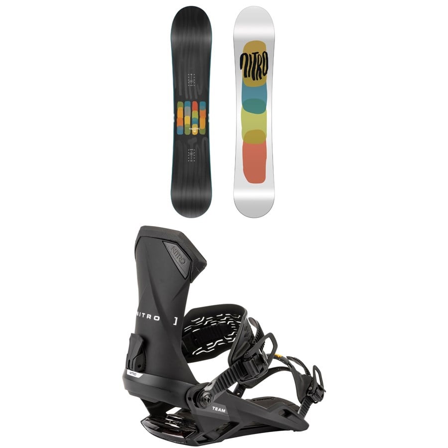 Nitro Phase Snowboard + Team Snowboard Bindings 2026