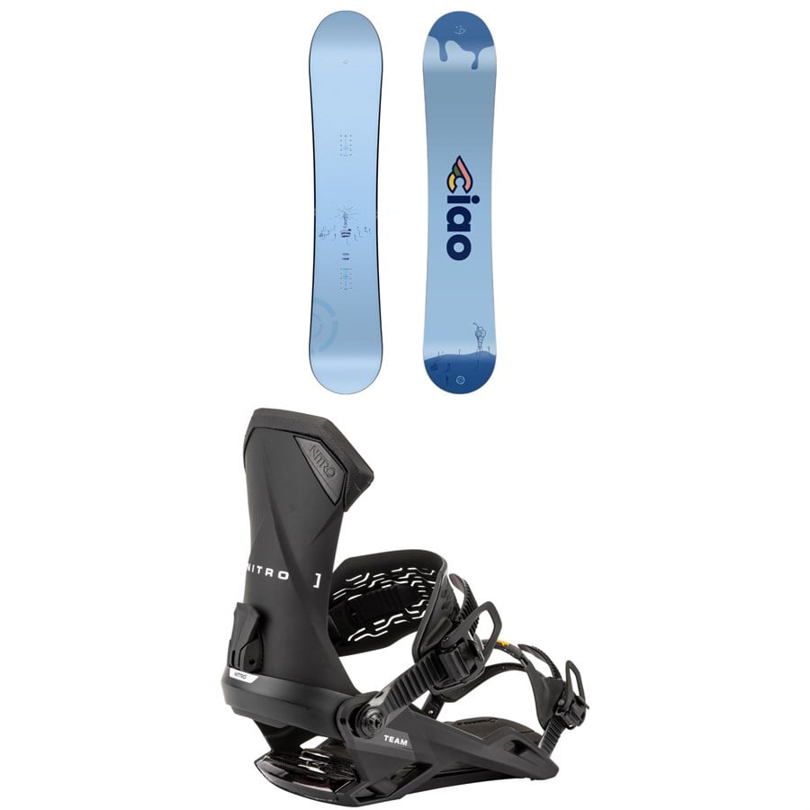 Nitro Phase X Cinelli Snowboard + Team Snowboard Bindings 2026