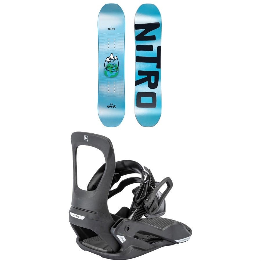 Nitro Ripper Snowboard + Charger Micro Snowboard Bindings - Kids' 2026