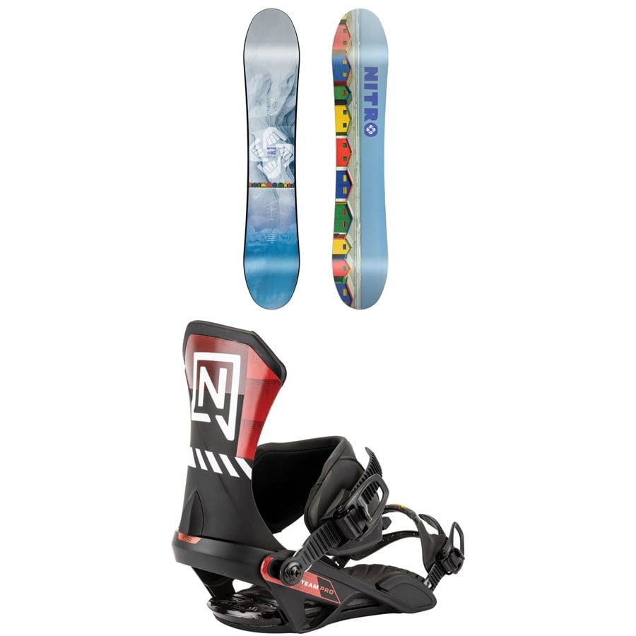 Nitro Santoku Snowboard + Team Pro Snowboard Bindings 2026